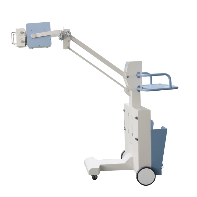 mobile stand of portable x ray detector and laptop