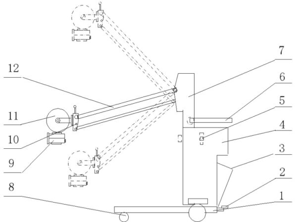 x ray parts diagram of mobile analog x ray